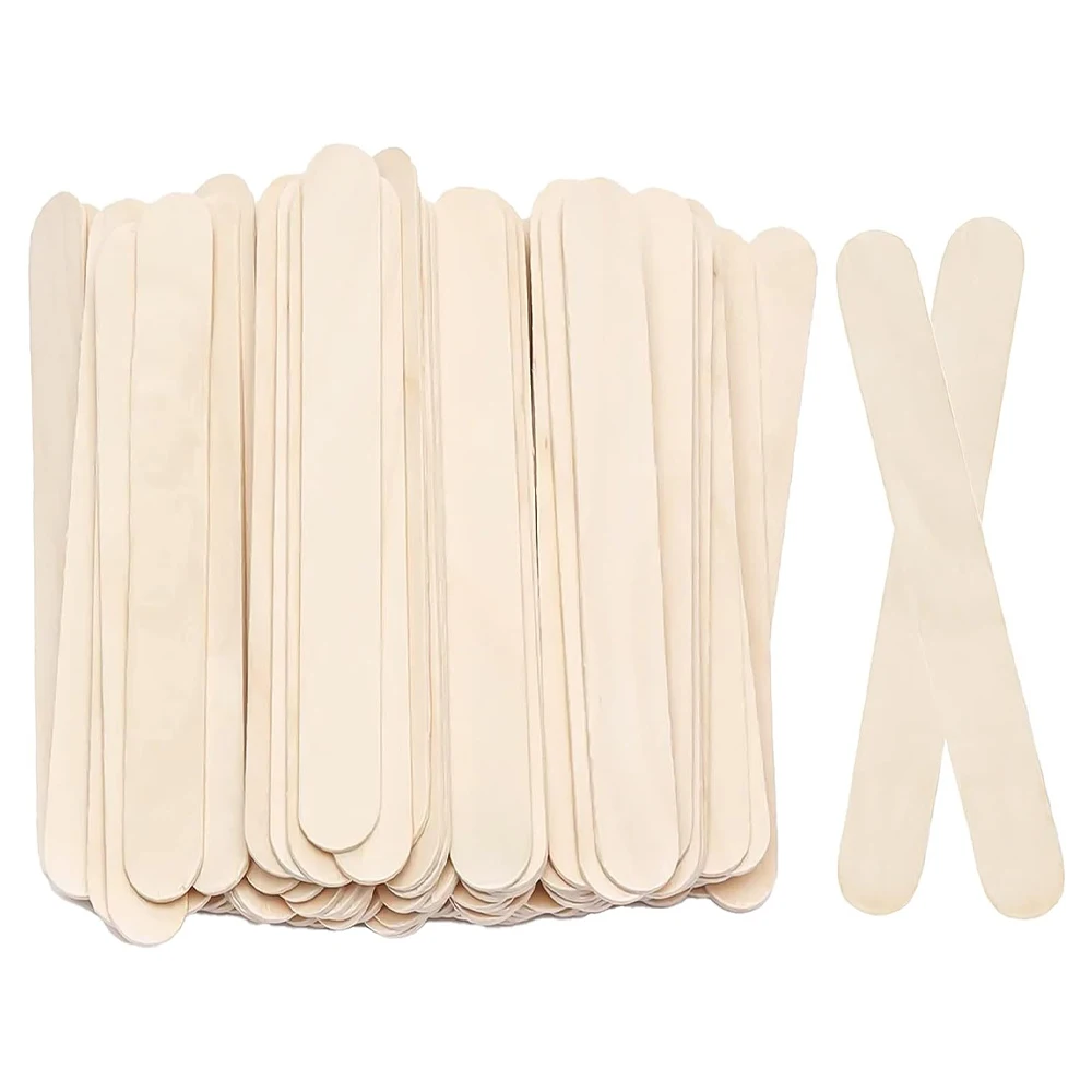50/100/150Pcs 11.4cm Wooden Resin Epoxy Stirring Stick Popsicle Ice Cream Stick Handmade Tool DIY Home Art Classroom Supplies