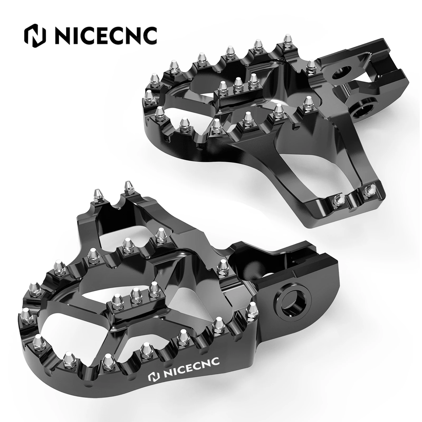 

NICECNC For KTM 2017-2023 125 250 300 350 450 500 EXC EXCF XCW XCWF Extender Foot pegs Foot Rests Pedals XC XCF SX SXF 2017-2022