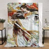 Heaven Officials Blessing Throw Blanket Bed Blankets Luxury Blankets and Throws Plaid Cobija Soft Blanket for Sofas Sofa Knee & 1