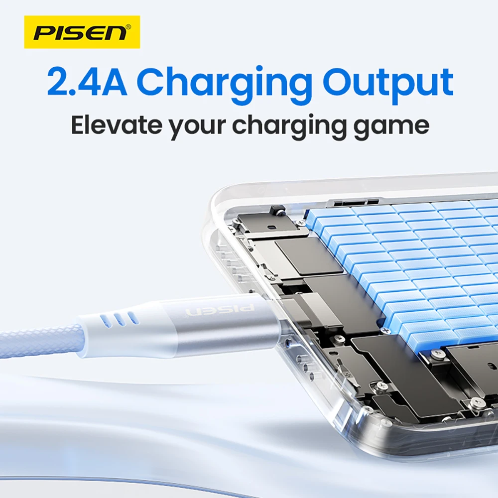 PISEN Cable USB-C to Lightning 12w Fast Charging