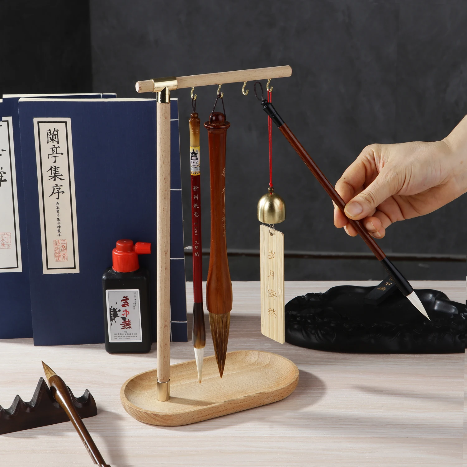 Support De Rangement Pour Pinceaux Chinois Repose-stylo