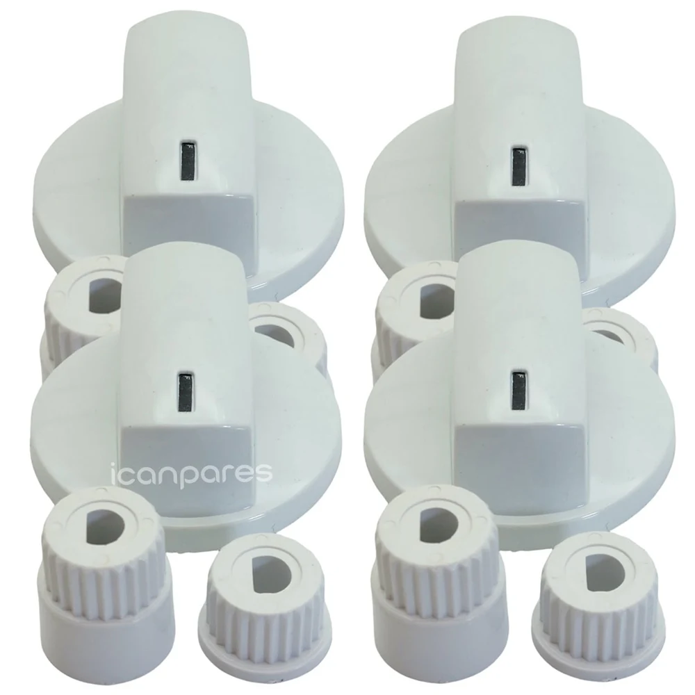 Compatibile Per Hotpoint Ariston-Icf-Interfox Set Integrato E Set 4 Pulsanti Di Gennaio-Bianco