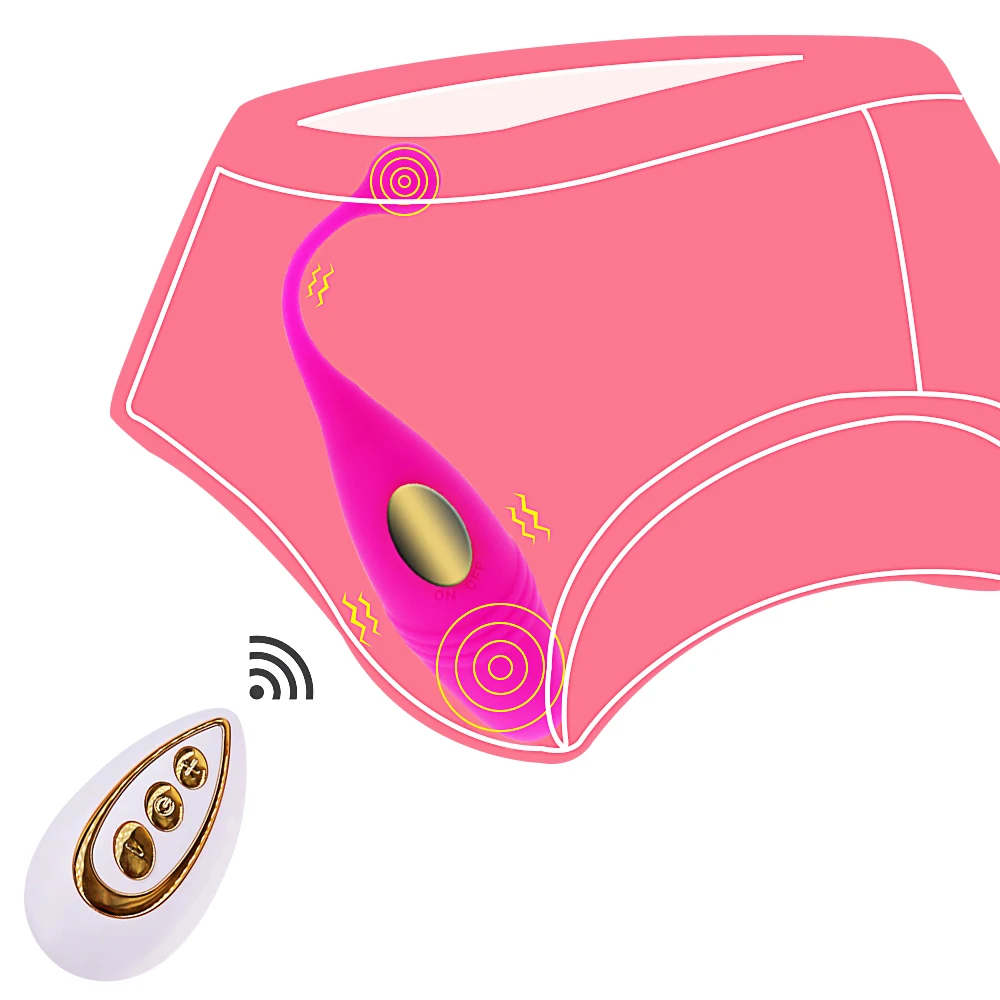 Wearable Wireless Remote Vibrator Vagina Vibrating Egg Wearable Balls