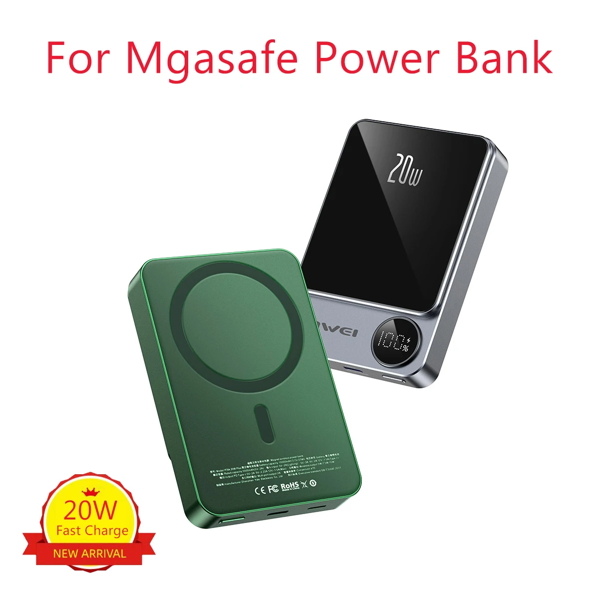 UGREEN 22.5W Power Bank Magnetic 10000mAh Portable PD 20W Wireless Fast  Charging PowerBank for iPhone 15 Pro Max 14 13 12 15pro - AliExpress