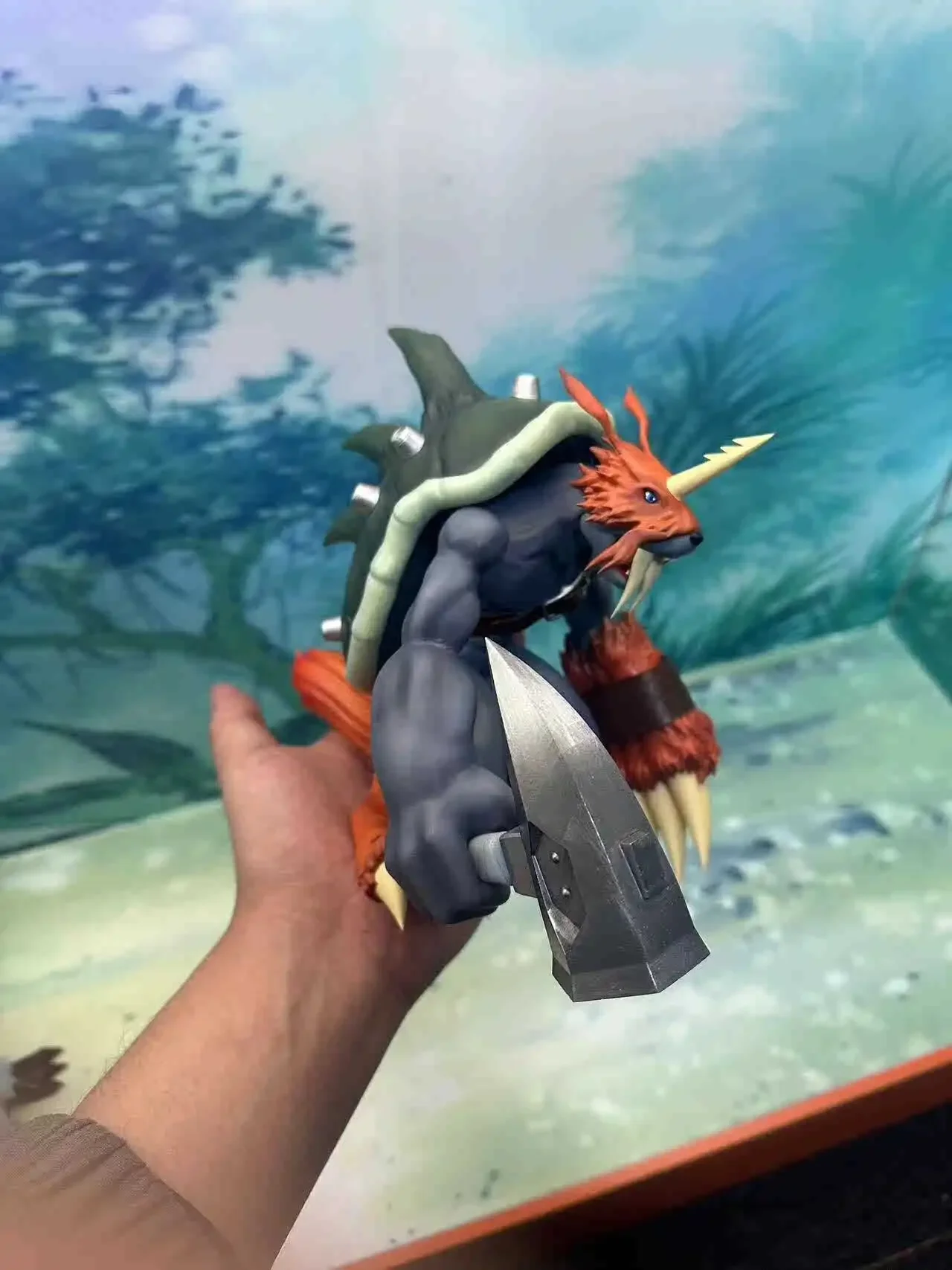 1/35 18cm Zudomon Model Toy Digimon Adventure Model Gk Customize