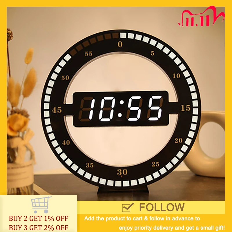 reloj-digital-pared-Reloj-de-pared-digital-LED-moderno-Reloj-de-pared ...