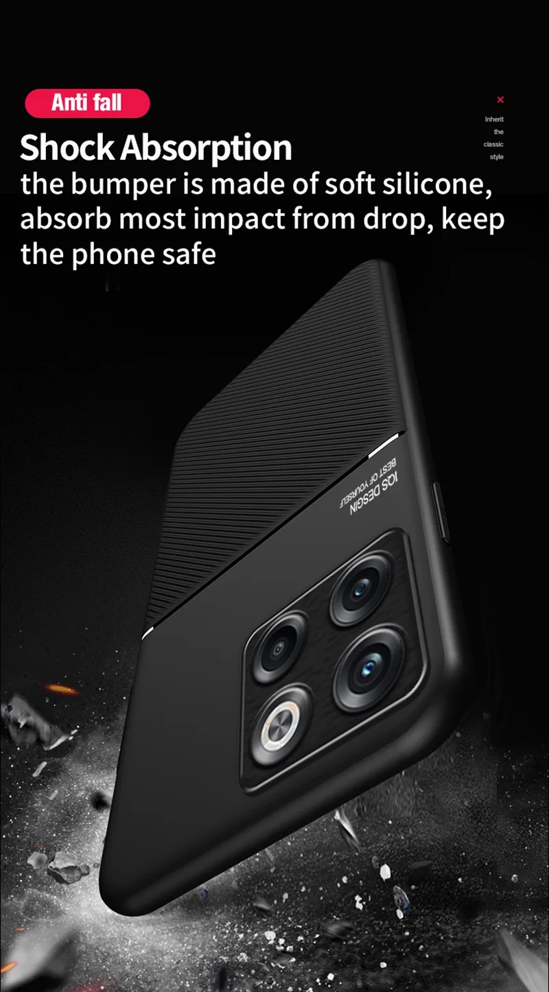 Luxuriöse, matte Telefonhülle für OnePlus Ace Pro 10T, Silikonhülle, PU-Leder, vollständiger Schutz, Hülle für OnePlus 9 Pro 9RT 5G_voghion.com