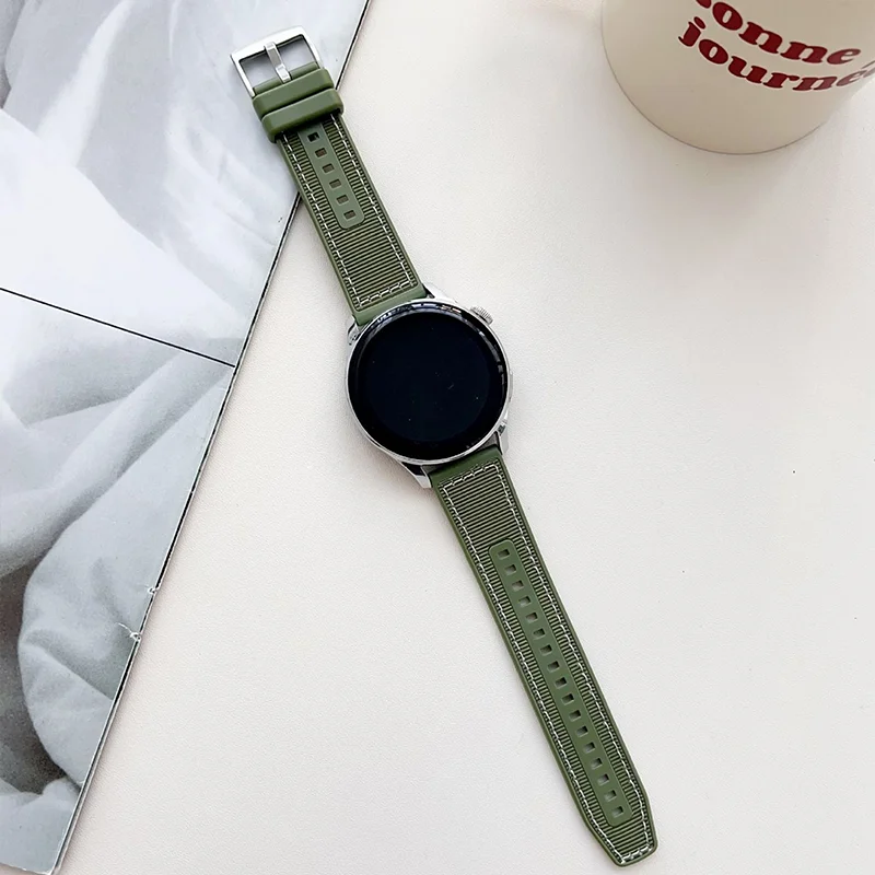 حزام نايلون رسمي لساعة هواوي GT 5 4 46 مللي متر/سا...