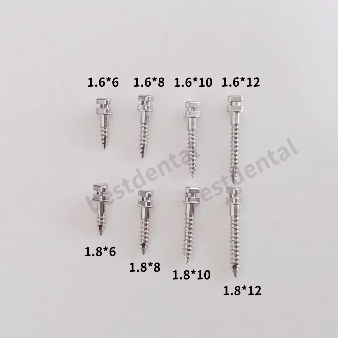 치과용 미니 나사 Ortho Achor 316LVM 마이크로 나사 드라이버 세트 삼각형 앵커리지 TAS 스타일