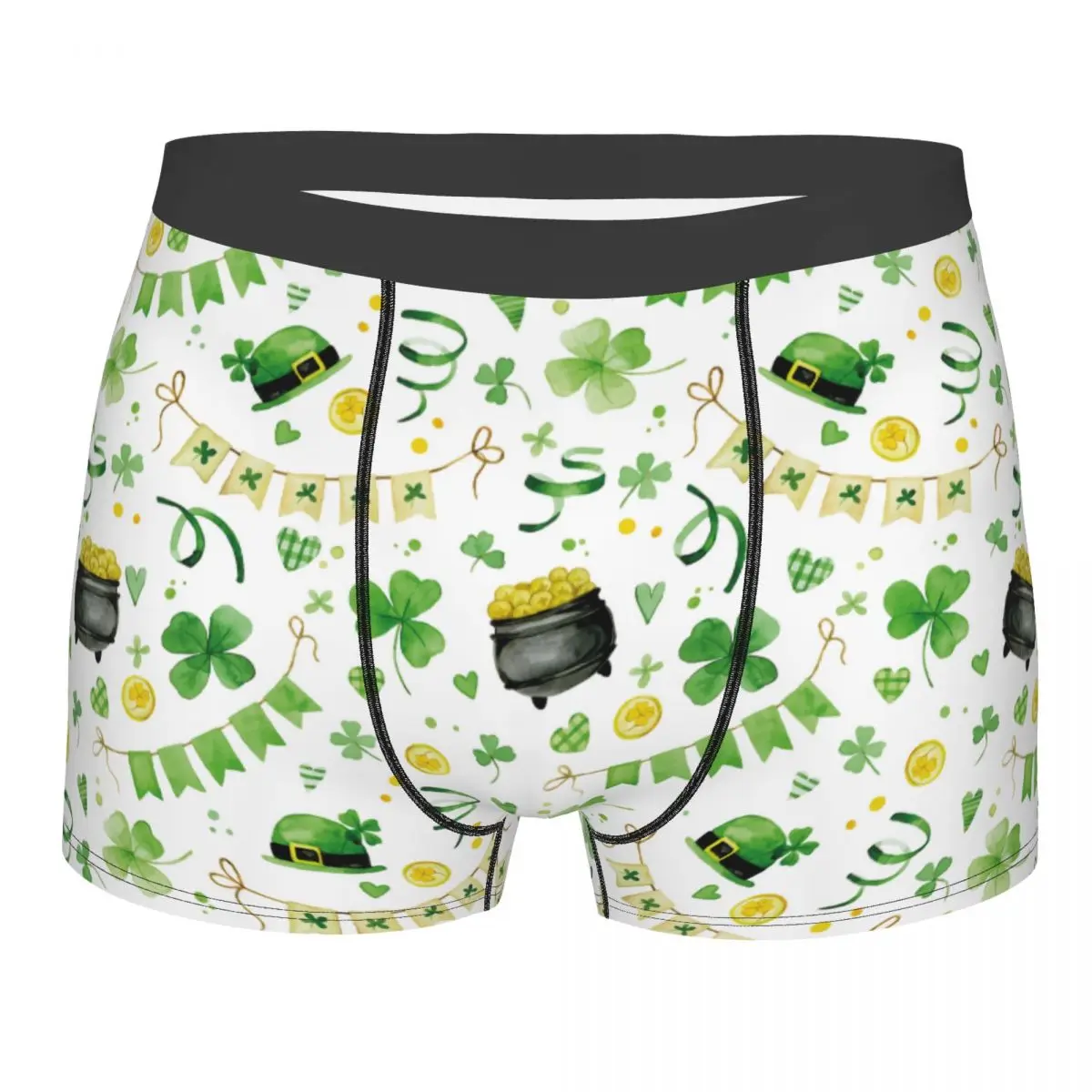 

Счастливая Ирландия, нижнее белье ко Дню Св. Патрика, брифы, мужское нижнее белье