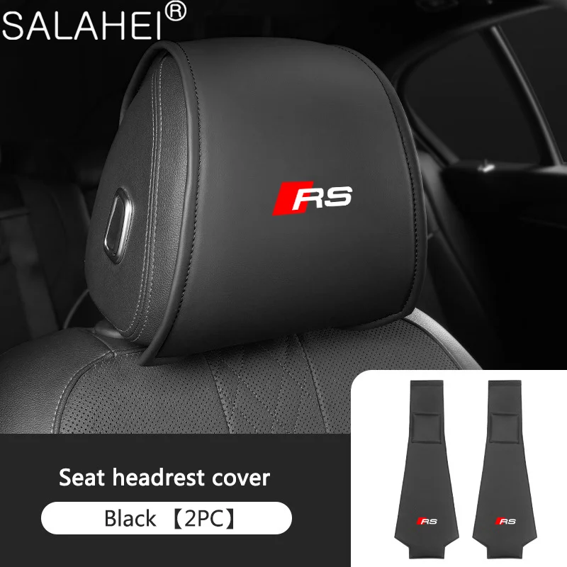 

2pcs Car Seat Headrest Protective Covers For Audi RS5 RSQ3 RSQ8 RS3 RS4 S3 S4 RS6 RS7 S5 S6 S7 S8 A3 A4 A6 A5 Q5 A1 Accessories