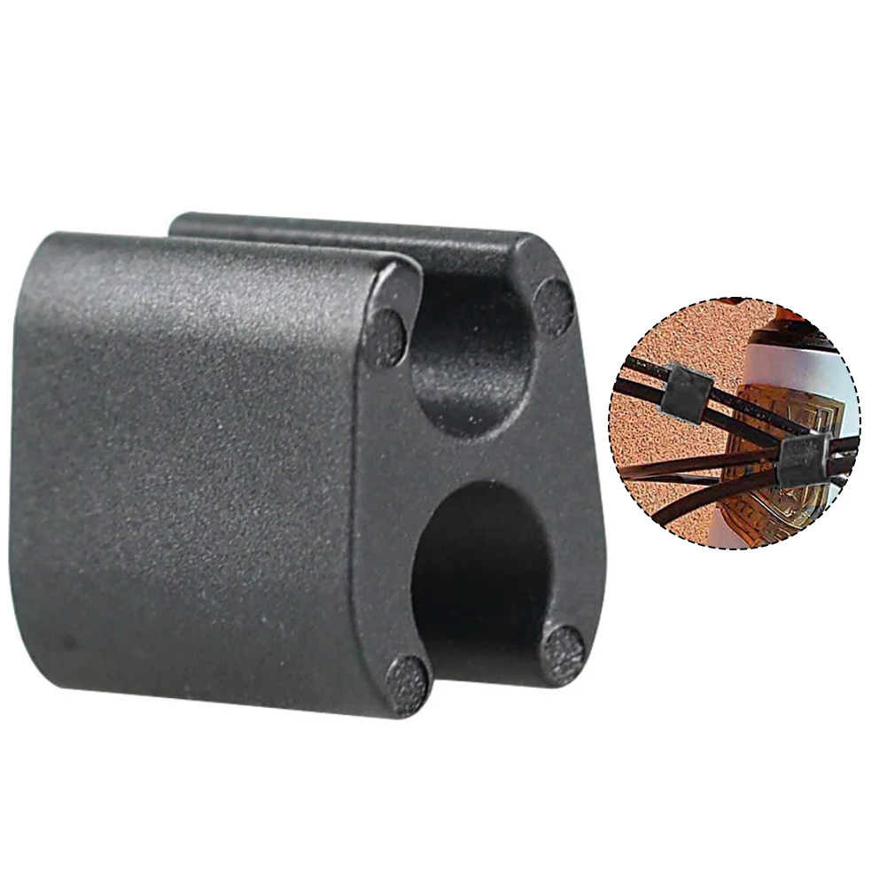 6pcs 자전거 케이블 관리 클립 키트 나일론 브레이크 및 시프트 와이어 하네스 고정 장치 14x8x3cm 허브 오일 파이프 바인딩 고정 장치
