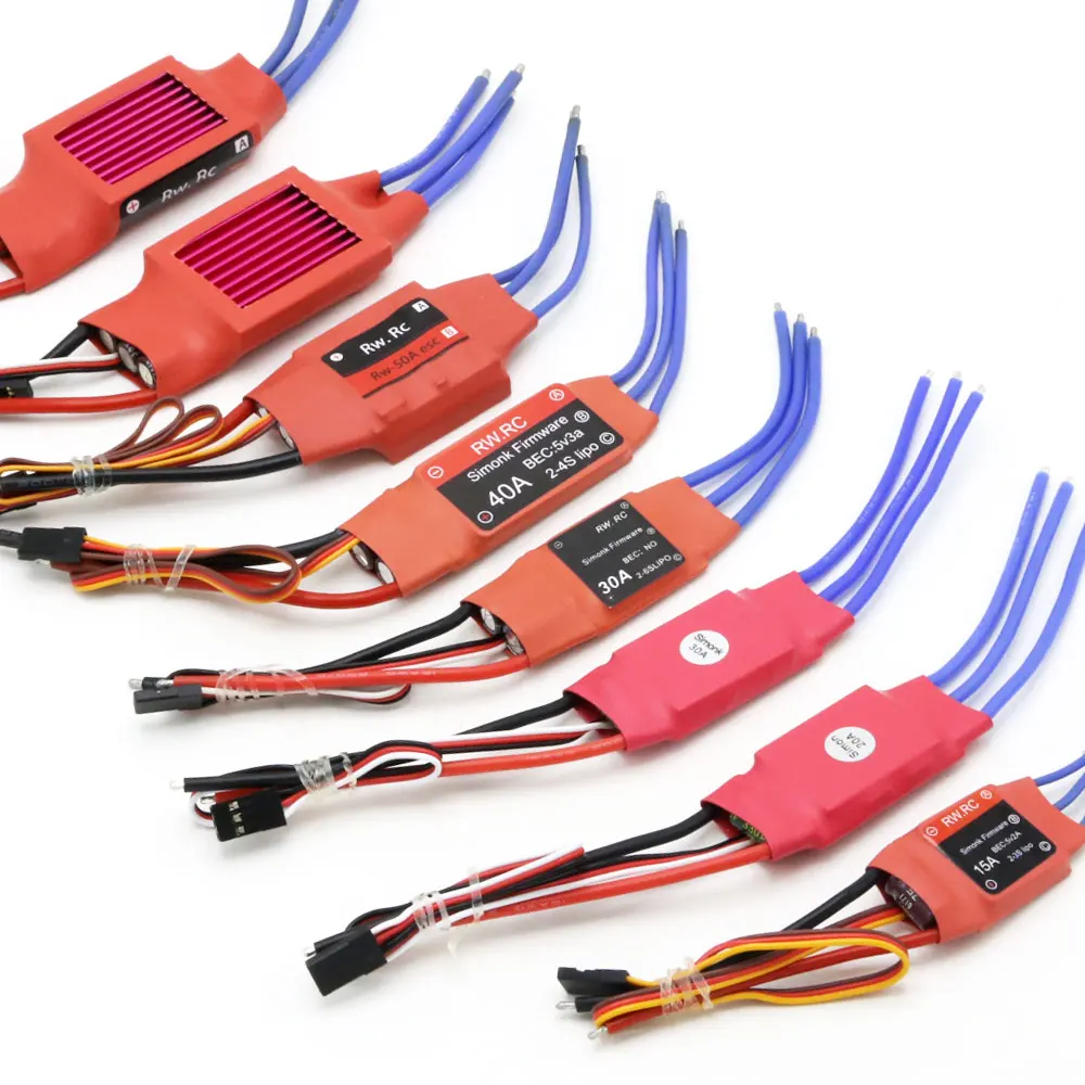 

Simonk 10A 12A 15A 20A 30A 40A 50A 70A 80A Firmware Electronic Speed Controller ESC for RC Multicopter Helicopter