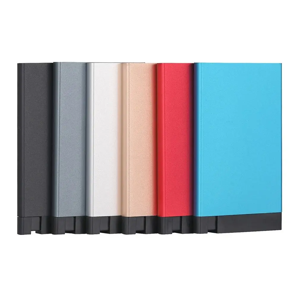 Aluminum Alloy Credit Card Holder Automatic Pop Up RFID Card Case Anti-theft Wallet Anti-magnetic ID Protector Purse
