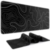 1Pcs Gaming Mouse Large Keyboard Pad 30x80x0.2cm Topographic Mouse Pad Black and White Mouse for Keyboard with Anti-Sl 2
