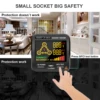 BSIDE Smart Socket Tester Smart Socket Voltage Checker RCD GFCI Test NCV Live Neutral Test EU US UK Plug Table 3