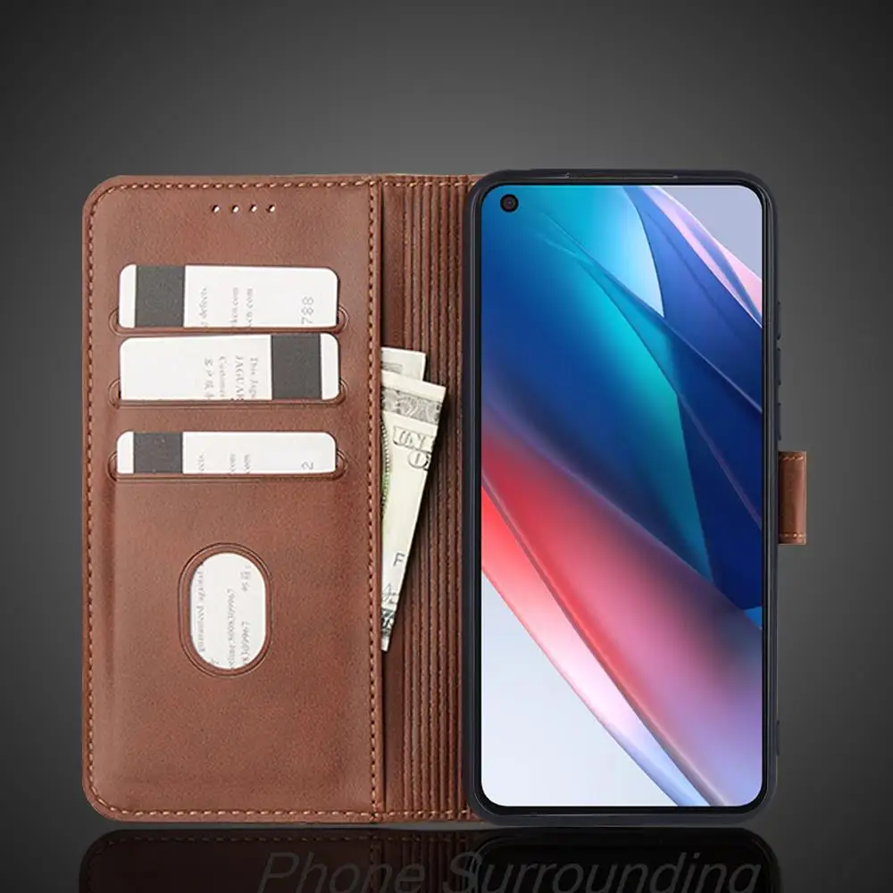 OPPO 용 X3 lite 케이스 지갑 플립 커버 가죽 케이스 찾기 X3 lite Pu 가죽 전화 가방 보호용 홀스터 Fundas Coque 찾기