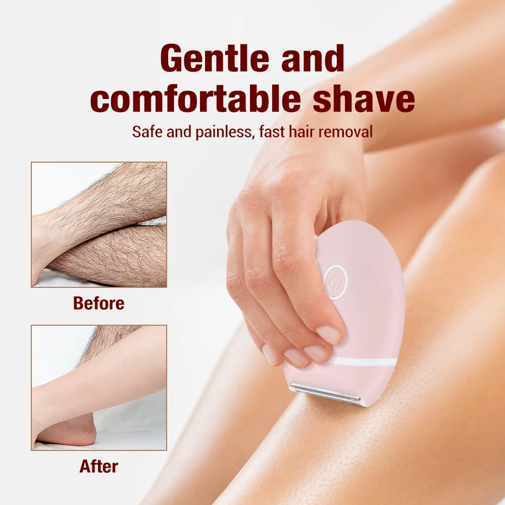 3 in 1 Women's Shaver Electric Mini Razor Whole Body Special Hair Removal Equipment Knife Armpit Intimate Area  Electric Cleanse 3