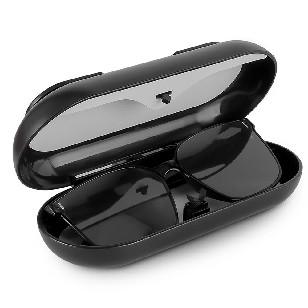 For Tesla Model 3 Y S Roof Sun Visor Glasses Case Sunglasses Organizer Holder Storage Box Car Accessories Spectacle Clip Case﻿﻿