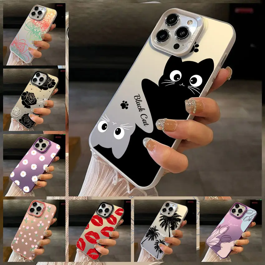 Fashion Butterfly Flower Pattern Shockproof Bumper Case with IMD Technology