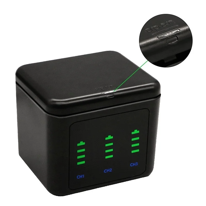 Bateria Recarregável com Estojo para Gopro Acessórios de Câmera 1750mah Apto para Hero 11 Hero Hero 10 - Image 4