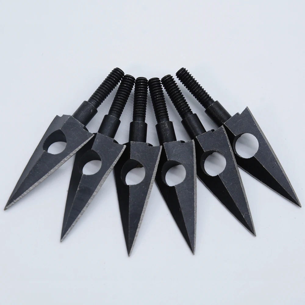 

Наконечники стрел из высокоуглеродистой стали с зернистой поверхностью 120 для стрельбы из лука, охоты, рыбалки, блочный лук, арбалет, отдача, наконечники