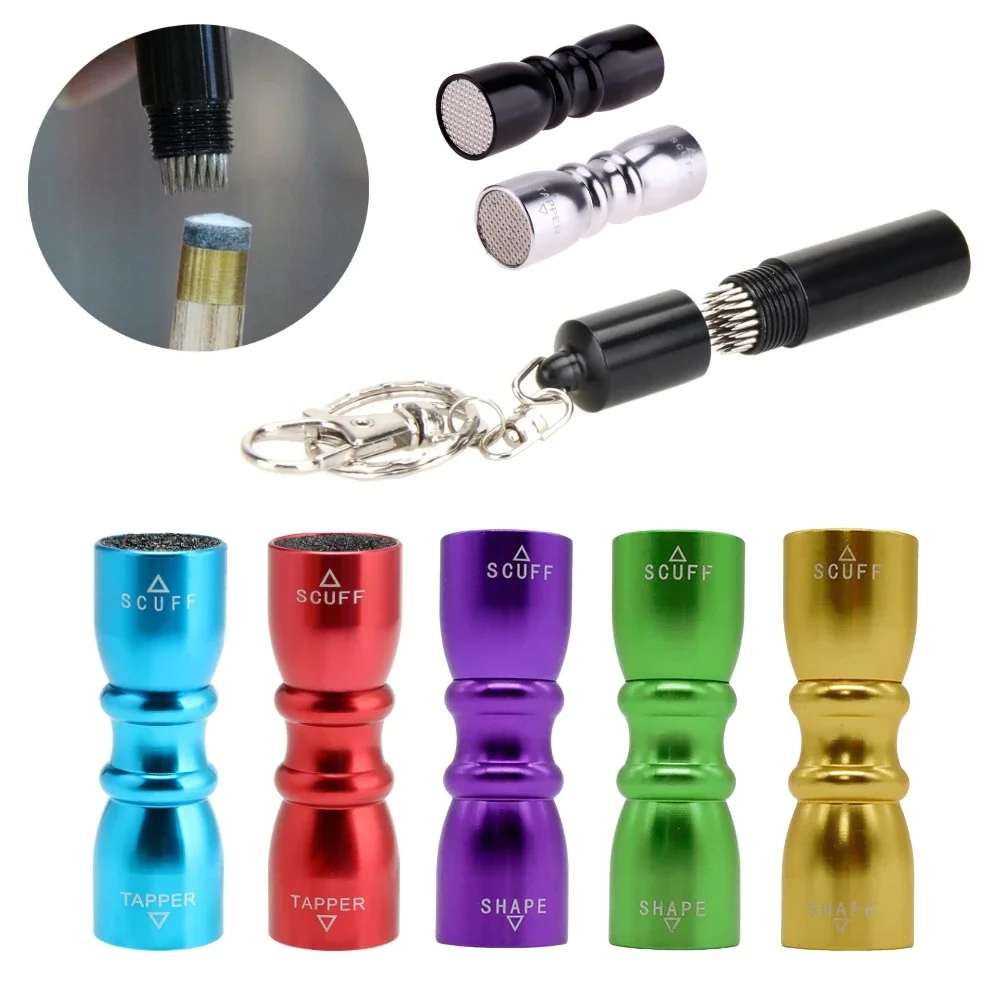 Billiard Cue Tip Shaper Scuffer Burnisher Training Metal Billiard Accessories billiard cue tip billiard cue tip tool