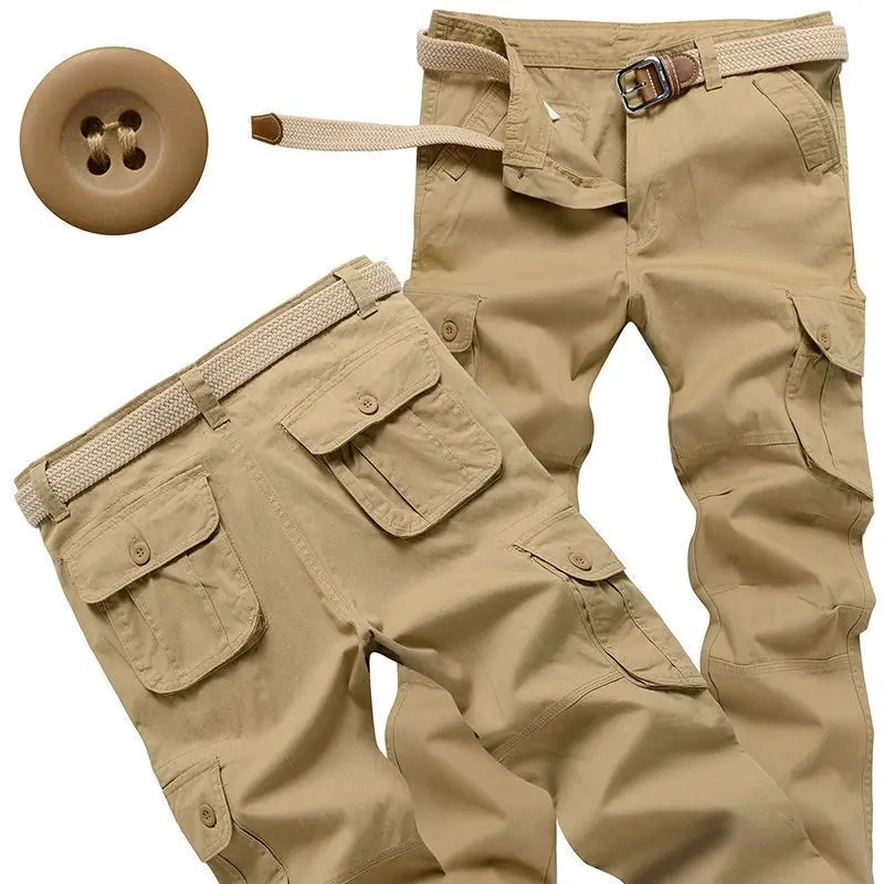 thumbnail image 1 of Pantalones cargo para hombre Y2k, pantalones de verano estilo hip hop, ajustados, de color azul marino, de algodón, para exteriores, de nailon, informales, nuevos pantalones de trabajo estilo Harajuku, 1 of 5