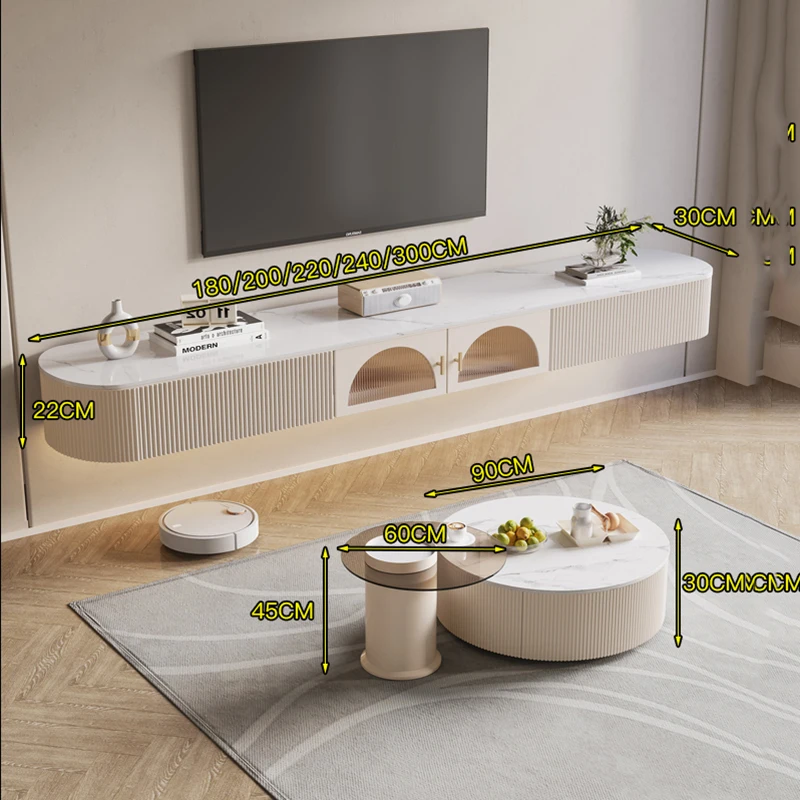 Luxury Fire Place Tv Stand Mobile Tv Mobile Floating Home Comodini Tavolini Lowboard Modern Mueble Television Furniture