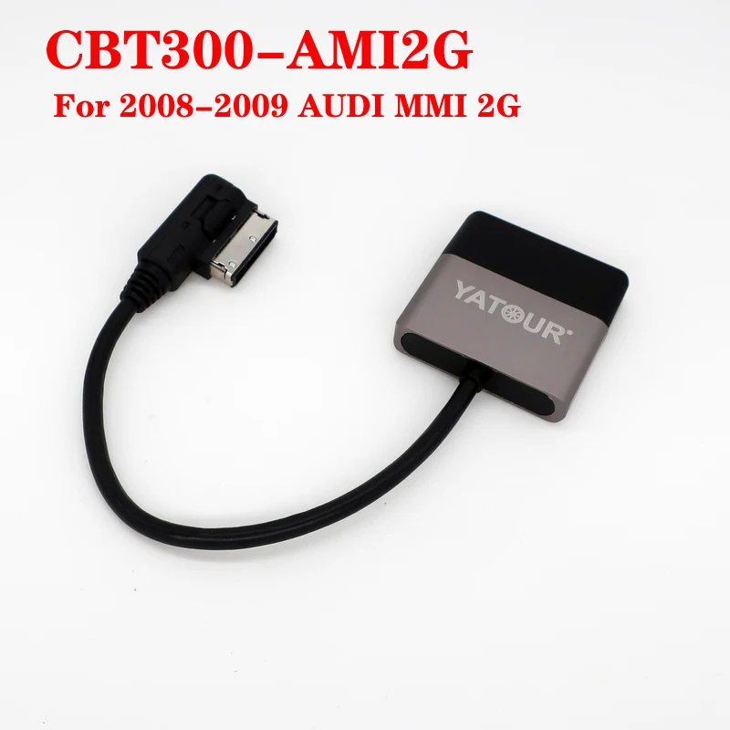 CBT AMI2G Qualcomm Hi-fi Bluetooth kit car button control Plug and play for 2004 2009 Audi MMI 2G system AVRCP Yatour
