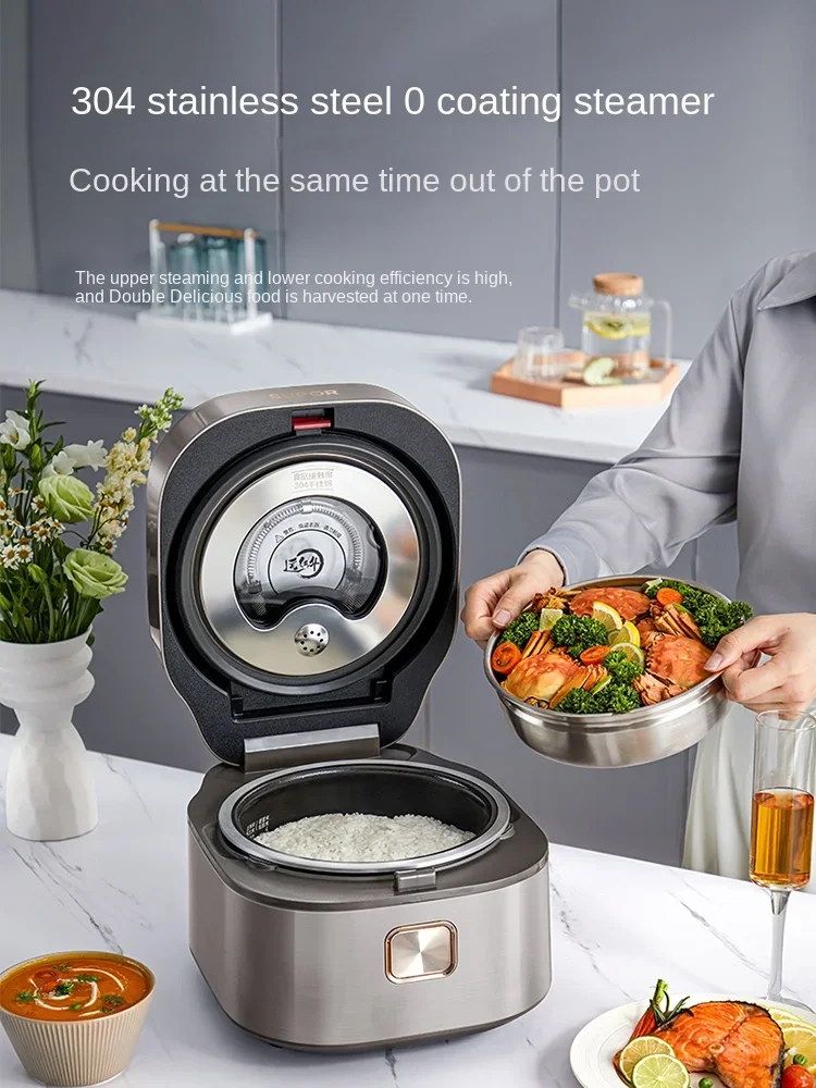 Supor Far Infrared Kettle Rice Cooker Household Kitchen Multi-functional 3L Small Capacity Rice Cooker Cake Quick Cooking Pot 4