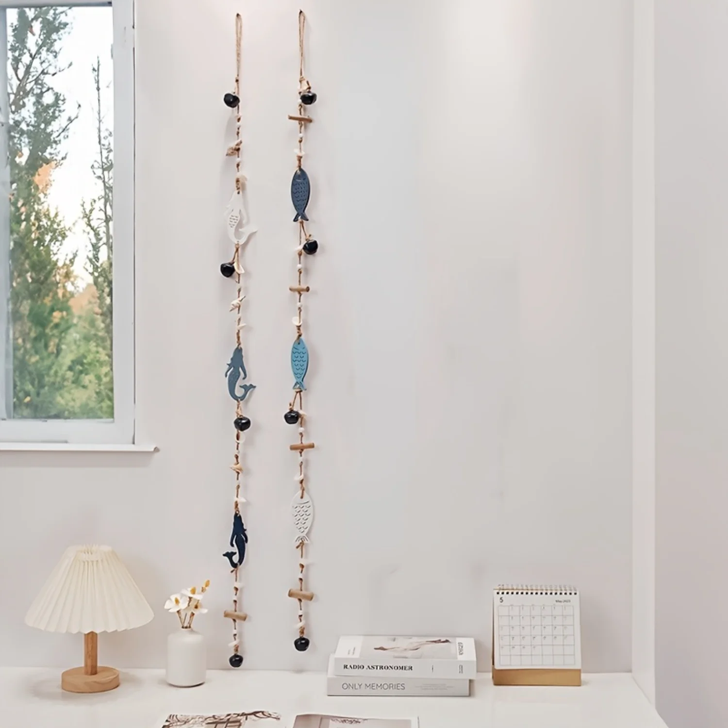 Seashell Wind Chime-Mediterranean Design-Dining Room/Living Room Wall Decor