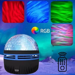 Star and Galaxy Night Light Projector with Ocean Wave Effects and 7 - Color Patterns (Northern Lights)