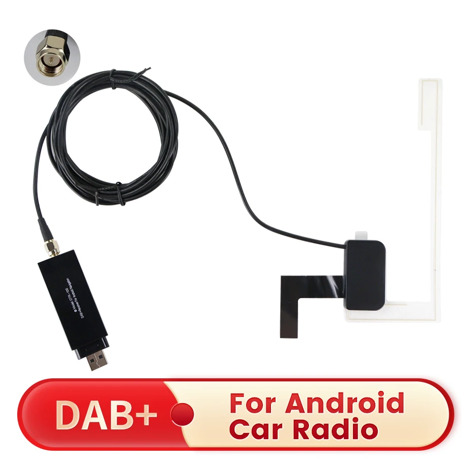 Mekede Dab + Antenna With Usb Adapter Receiver Android Car Stereo