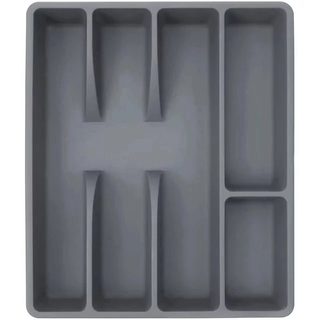 Cutlery Organizer Shengdrawer Kitchen Drawer Organizer Silverware Holder Utensil Organizer Cutlery Tray Plastic Flatware