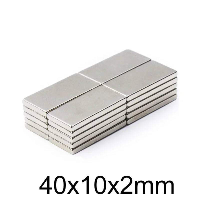 

10/20/50 шт., Магниты редкоземельные, 40 х10х2 мм