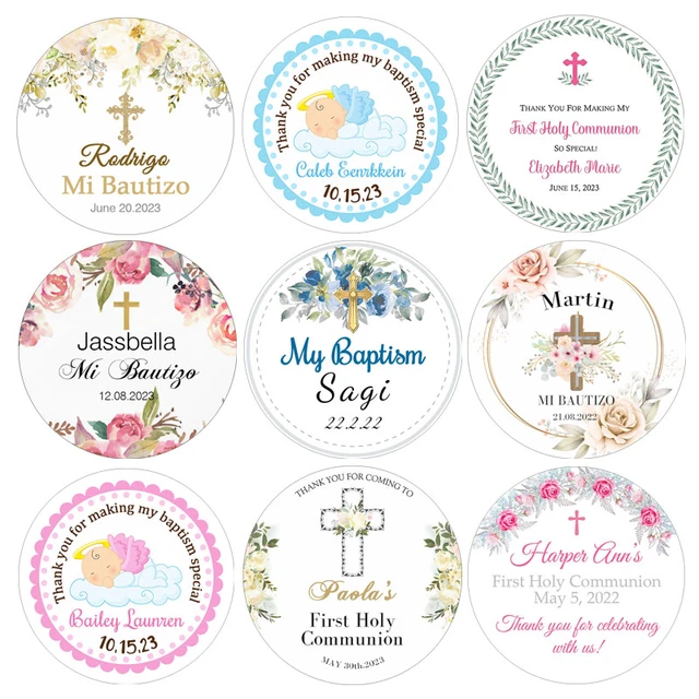 100 Etiquetas Adhesivas Personalizadas Para Boda, Con Nombre Y