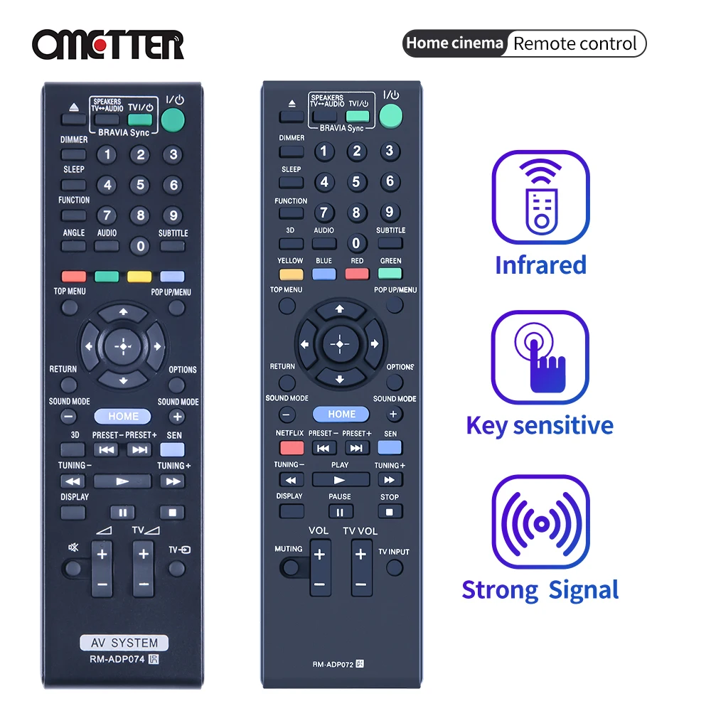 Suitable for Sony RM-ADP074 RM-ADP072 Home Theater System Remote