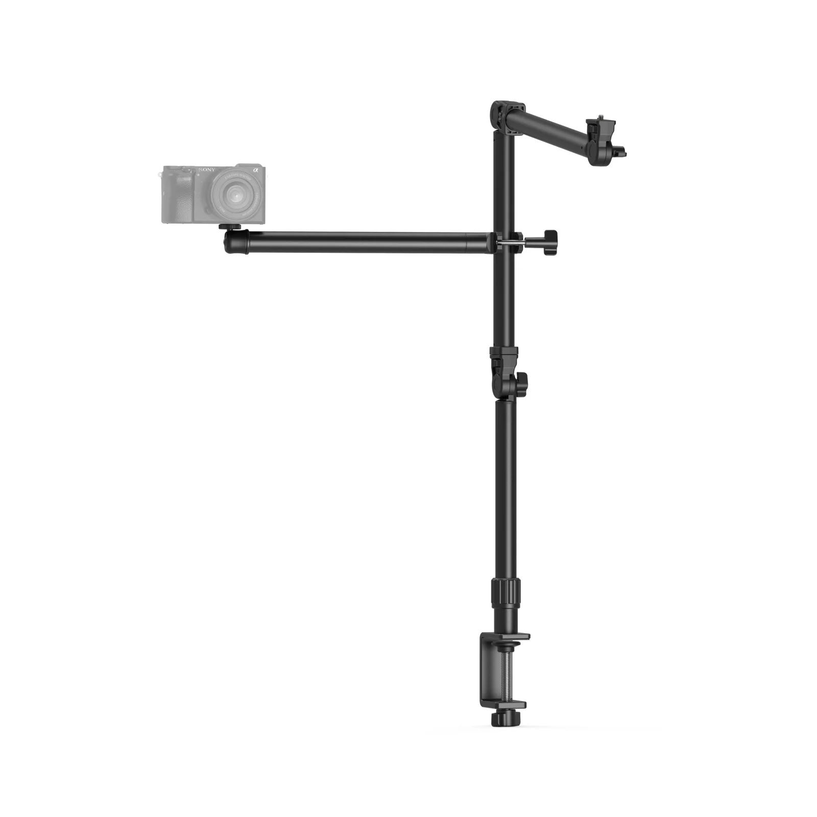 SmallRig Camera Desk Live Desktop Camera Bracket DT-50 Adjustable height Light Stand Cell phone Clip Arm Support Bracket 4456