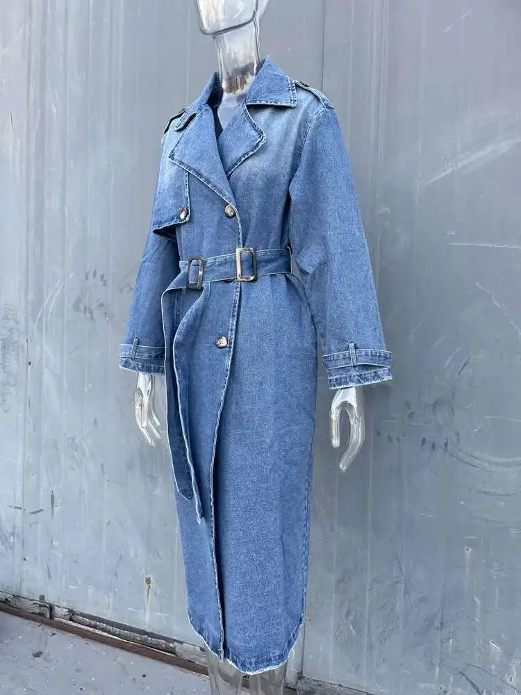 Belted Coat Plus Size Denim Trench Coat Topshop Denim Trench Coat