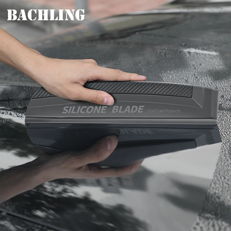 Silicone Scraper Manual Car Wrap Tools Water Scraping Film Scraper Accessories Car Windshield Cleaning Squeegee
