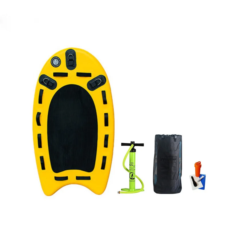 Rescue Sled Floating Mat Inflatable Water Surfing Board for Lake Water