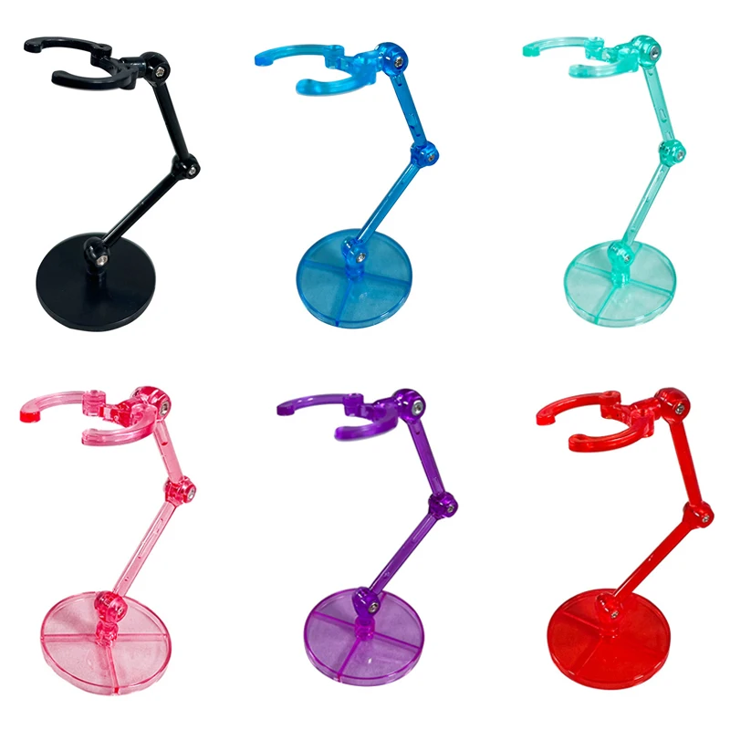 HMIEPRS 10 Pezzi 25cm Supporto Acrilico per Bambole, Supporto Regolabile per Bambola, Supporti Espositore per Bambole, Supporto per Bambolei Trasparente Porta per Barbie da 11-13 Pollici/28-33 cm