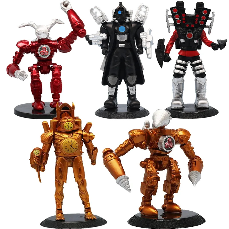 Skibidi トイレゴールドタイタンズ時計ドリルマンフィギュアカメラマン