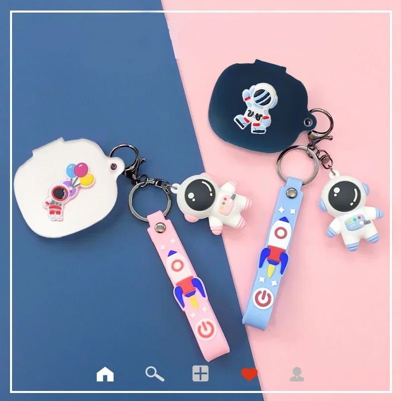 Per Jbl Wave Flex Case Cartoon Astronaut / Animal Rabbit Fundas Cute Custodia Per Auricolari In Silicone