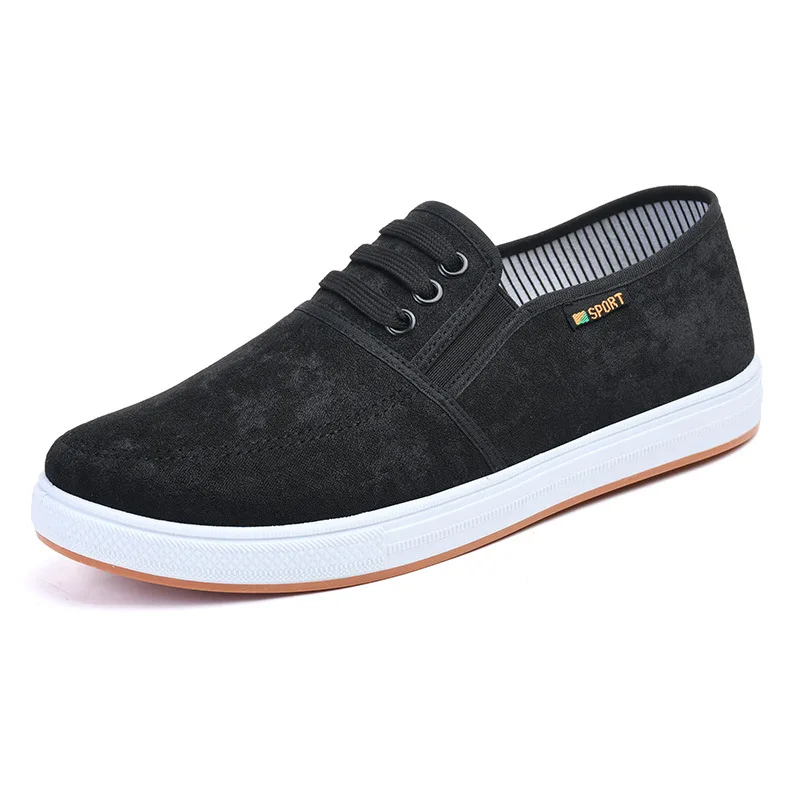 

Spring new men canvas shoes with soft soles and soft surfaces are soft, comfortable, non-slip and wear-resistant and fashionable