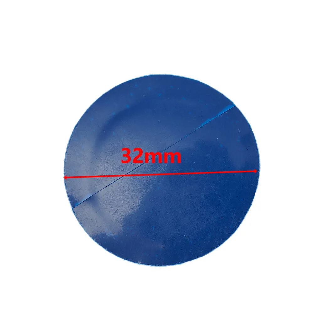 

Practical To Use Brand New Durable Tyre Patches Tire Repair 50PCS Rubber Wired 32mm/1.3inch Diameter Blue Color