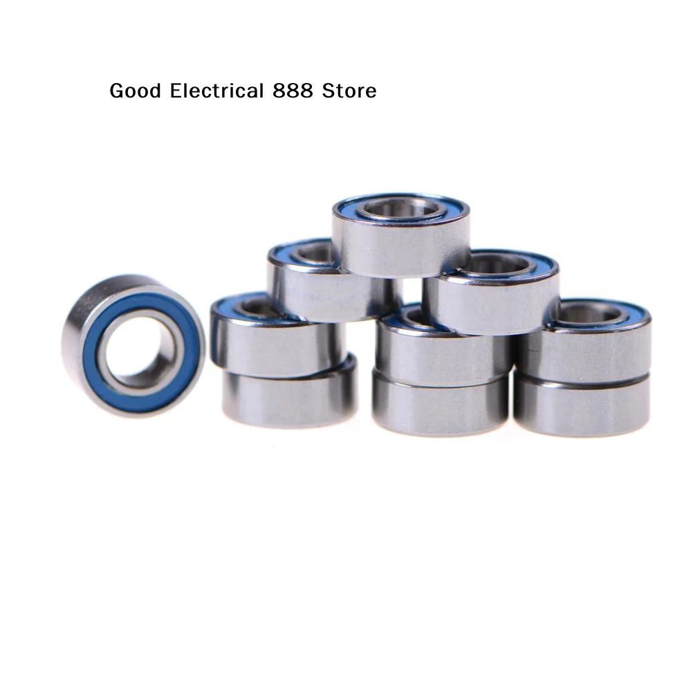 【GE】핫 세일 10pcs MR105-2RS 베어링 5x10x4mm 크롬 강철 고무 밀봉 고속 기계 장비 부품 드롭 배송