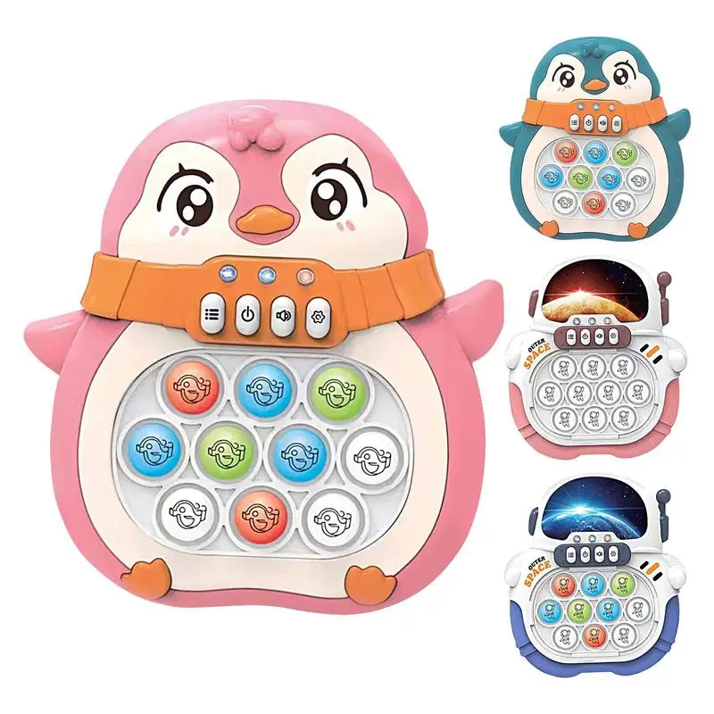 

Quick Push Game Pop Quick Push Game Machine Whac A Mole Squeezing Toy Anti Stress Sensory Bubble Cartoon Fun Squeezing Toys Gift