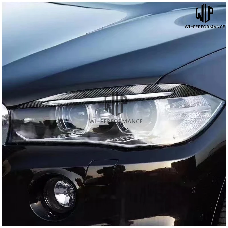 For BMW X5 X6 F15 F16 Car Styling Light Eyebrow Body Kit High